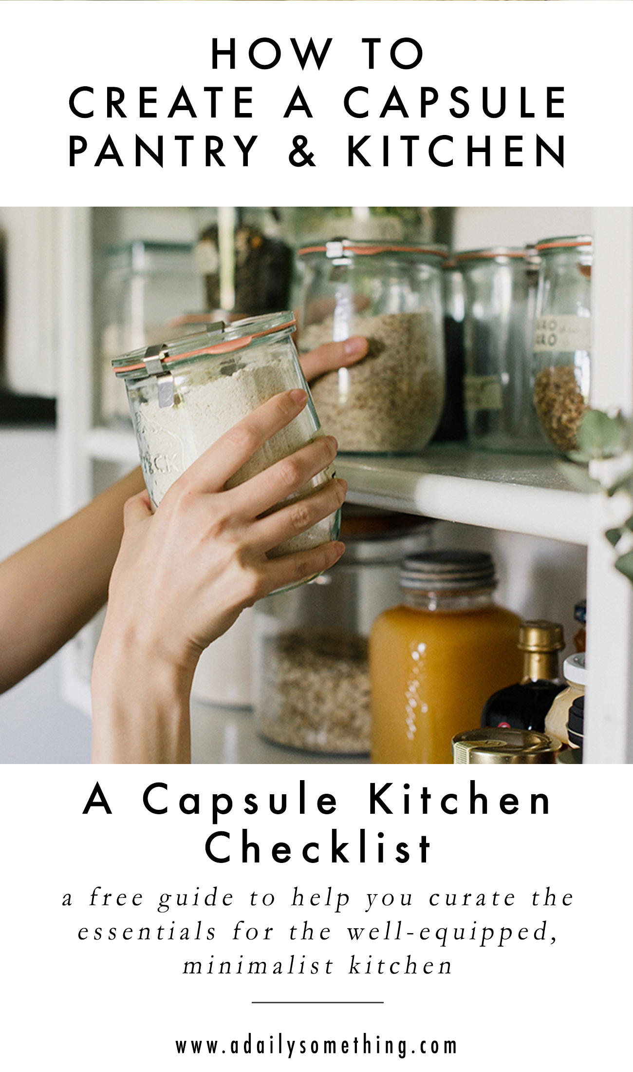 A Capsule Kitchen  Essentials for the Minimalist Kitchen - A Daily  Something