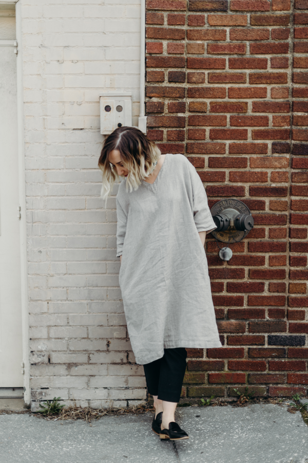 Style Challenge: How to Make a Loose Linen Dress Look Modern - A Daily ...